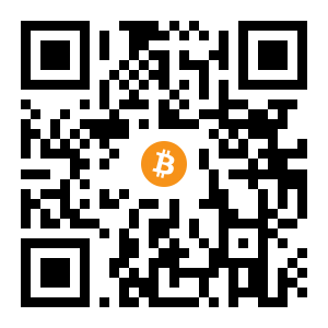 bitcoin:1Q75iuMDaDnK4MqHGksyhtvC5WzcV6EbLk black Bitcoin QR code