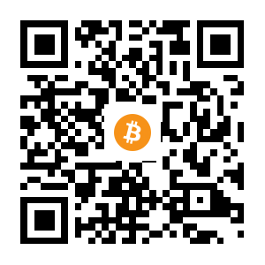 bitcoin:1Q79Z5NdaCfiJ3Cg5bkbY3Ww28X6GsCiJ3 black Bitcoin QR code