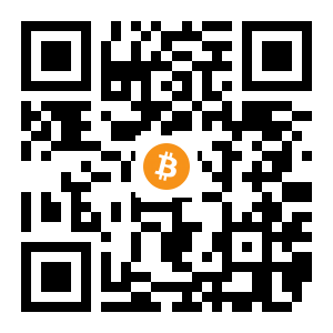 bitcoin:1Q7Ho9UxE1ZNBYksN3uT4cAZ6sojLXHESR black Bitcoin QR code