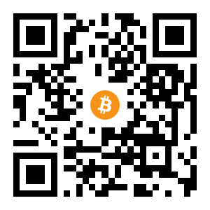 bitcoin:1Q7P6SV22KKYsH6HPxv4nLNuLakgW2jFSc black Bitcoin QR code