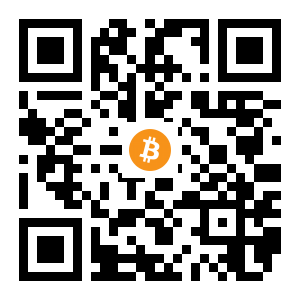 bitcoin:1Q8zwYcp6uhWhrfn5DrrEa6hSpSHYyZFq7 black Bitcoin QR code