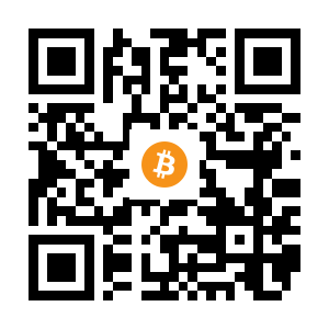bitcoin:1QABBiRpsojk2LbTvRnRnfAm62LMYQKkkM black Bitcoin QR code