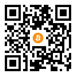 bitcoin:1QAt25fsjJGKgEkBUTPeBAZJbC9i8RZMK7 black Bitcoin QR code