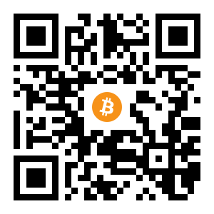 bitcoin:1QB8zDiDPUAPj4JXuWuR4wNYSnjbqZ7gLb black Bitcoin QR code