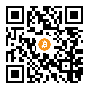 bitcoin:1QBFrp2ha9NtWgW1AFg1Ay4pk9rNDpGcaz black Bitcoin QR code