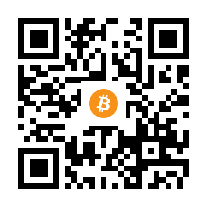 bitcoin:1QBc9PAfiquXyPsXkddizsc3ny5LAPzSft black Bitcoin QR code