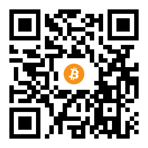 bitcoin:1QBdEj3GGjYUDGz3hutoXQPnY5nVFzGkex black Bitcoin QR code