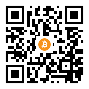 bitcoin:1QC75EZu484qK8GGGHTdTriSBwWFnFoSrT black Bitcoin QR code