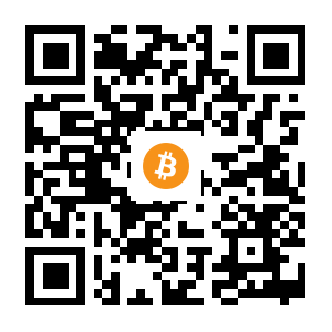 bitcoin:1QD2M262cyjWg42JhcfhF1jyQfcKcheuwA black Bitcoin QR code