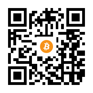 bitcoin:1QD4ohAVn5vPd63xT96Ri4rL9unQwYWDye black Bitcoin QR code