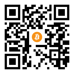 bitcoin:1QDQh3QSaw33VBm4vXu9bvpZfjsqtnRBAW black Bitcoin QR code