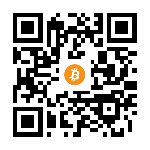 bitcoin:1QDY6AL83njmFwwkTaG9fAY1YbHLxyNRTs black Bitcoin QR code