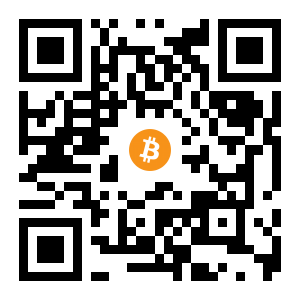 bitcoin:1QDj6ov53FwqTF1FqAZNLaTdTqez6qBY9Z black Bitcoin QR code