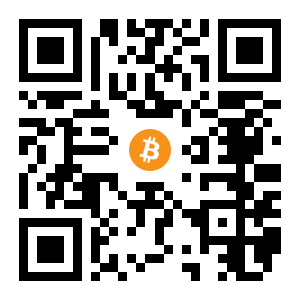 bitcoin:1QEVs7ewR1Ga1cFvXqMeDJafJkChSYNpwj black Bitcoin QR code