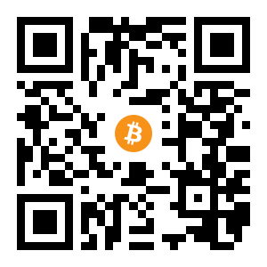 bitcoin:1QF4pZnK7ckxGjaA2M9SvWbKckeBLwPU59 black Bitcoin QR code