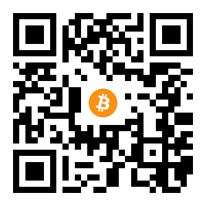 bitcoin:1QFBzMUs5wrAfGLiiMKVuMXWbhxFGipfui black Bitcoin QR code