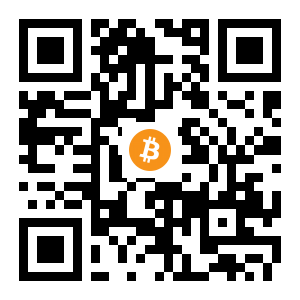 bitcoin:1QFtd6TgJMMYLbfzpbkgngZ94k4JXEex1r black Bitcoin QR code