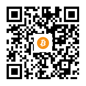 bitcoin:1QGGEa2dqJLPbmUy6AEXF7p99aLsbVvKLr black Bitcoin QR code