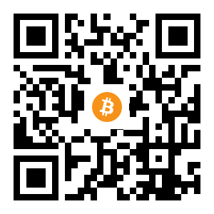 bitcoin:1QGuoQkw47xs9UQvfUrAiiJr8HQsS8wbpS black Bitcoin QR code