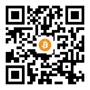 bitcoin:1QH5ZUzLUpNjxuyzp3aKaDqCUtVzVwBpZF black Bitcoin QR code