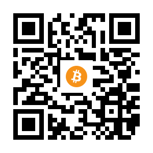bitcoin:1QH6CNxNgfNYQAihK49yLFw6b3BehBC4NJ black Bitcoin QR code