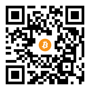bitcoin:1QH7EUxS5kvGWw9xRmw6NrNL7Zn3F9AffN black Bitcoin QR code