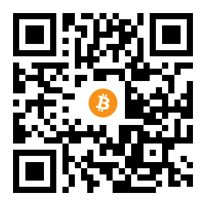 bitcoin:1QHJTX4AMTUFaB1wJ8Aqyq2KcTAyqXvTcD black Bitcoin QR code