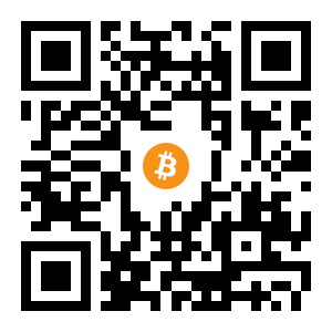 bitcoin:1QJ6zANhipRtk9vsFiS1VMcDjh7mBiBGhy black Bitcoin QR code