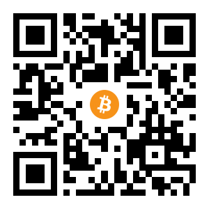 bitcoin:1QJNCRyLKprE94EykwvGBHXq1EafagZNrT black Bitcoin QR code