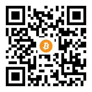 bitcoin:1QJpDh4G7wHYQ4BLj2FaCVimir5Jh4TBx4 black Bitcoin QR code