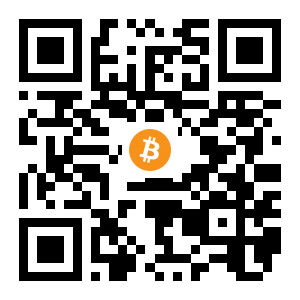 bitcoin:1QKDjdn5keR37f9ddvQ2JXHdZqhTj4zMDs black Bitcoin QR code