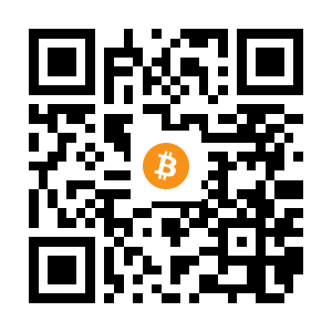 bitcoin:1QKGNqsX6SwfBEkiHU24pbRGnwhzirud6P black Bitcoin QR code