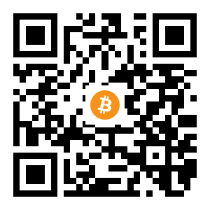 bitcoin:1QKt9a74A32BDEoYJVSYB9xBMm4uKxfiX2 black Bitcoin QR code
