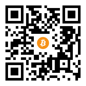 bitcoin:1QLXacP4PedZzXsnb1z8cWjW7z57647Ako black Bitcoin QR code