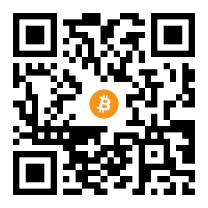 bitcoin:1QLbn544sYYAvukkbPUWjWHG3XZGXbabRz black Bitcoin QR code