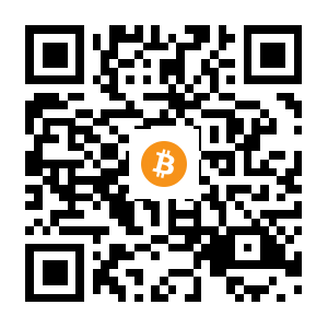 bitcoin:1QguSkeYRT7atvfui4ZCnWhAP2zjSoq3A black Bitcoin QR code