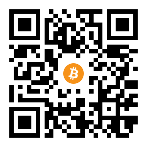 bitcoin:1RC9m4xsN5Rs7Xh1e61DNWVRC6dnBqyhz black Bitcoin QR code