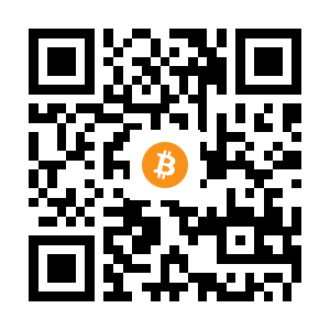 bitcoin:1Rus1e372V76M8MuF1dHNmVf3qRnFXNLm black Bitcoin QR code