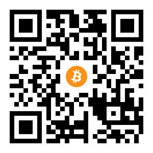 bitcoin:1SFdSLG1iX8EoFVdZCSy9sHdys3B2M3bw black Bitcoin QR code