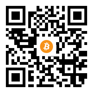 bitcoin:1TFYtFyrp8gqWg1vXYD5FfZY7em96hL3j black Bitcoin QR code