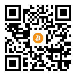bitcoin:1THgj4iQTN8o1pDQ4qsg6gPRiPKypfi8E black Bitcoin QR code