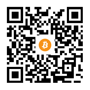 bitcoin:1TUzUPp2zrPULDnXrZkzGCrHSe5VFSoPd black Bitcoin QR code