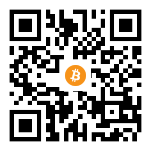 bitcoin:1UYTmzxFEyaQKcp43wHwPPgatQHyGb93W black Bitcoin QR code