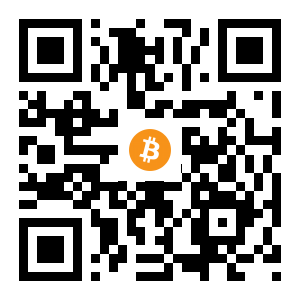 bitcoin:1UeWy7M2UrqZXwAxm38DNQtEfUizNsvaS black Bitcoin QR code