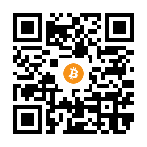 bitcoin:1V9FdxgFnnJaR3oFxzk2G55B3mTXmb2wE black Bitcoin QR code