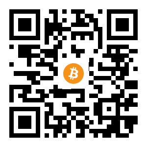 bitcoin:1VERF5rDyVoS4mPCbK68vSGpVo95cAXRm black Bitcoin QR code
