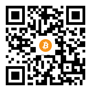 bitcoin:1VeMPNgEtQGurwjW2WsYXQaw4boAX5k6S black Bitcoin QR code