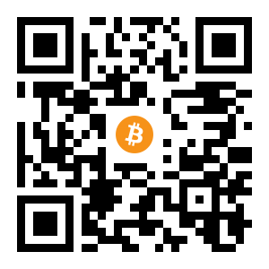 bitcoin:1VvefTi5rCPhbR9BPvdHXkEf8Q4QNP9NC black Bitcoin QR code