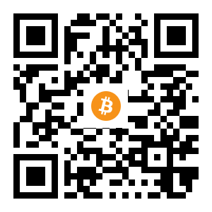 bitcoin:1WKpnXPMzGgwnVY2uLPFs9qd3XvfXngdk black Bitcoin QR code