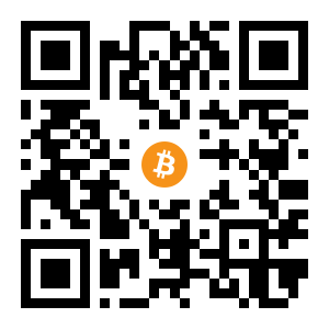 bitcoin:1XLx1MQC6CqqhzzyDEXFMYuYxPyd844y3 black Bitcoin QR code